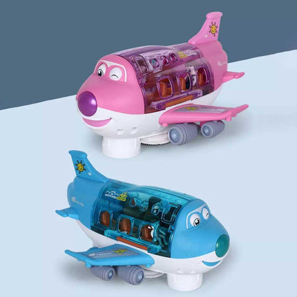 360° Rotating Electric Toy Plane with Sound & Light for Boys Xmas