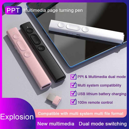 Wireless Presenter Remote Laser Pointer Power Point Clicker PC MAC Laptop