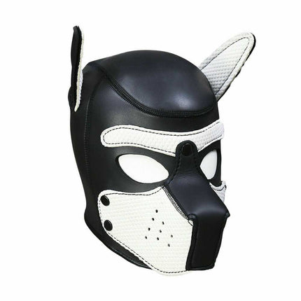 Dog Head Mask Puppy Cosplay Party Role Play Prop Soft Rubber Neoprene Toy