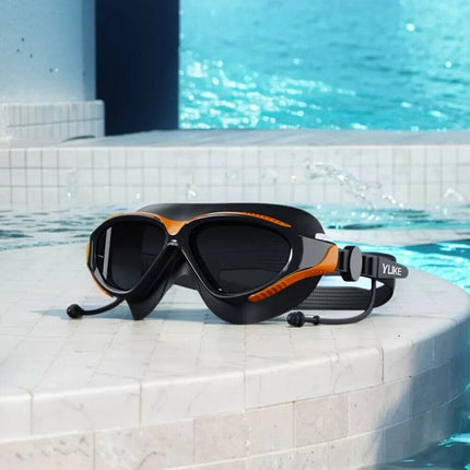 Anti-Fog Swimming Goggles, Professional Snorkel Diving Mask for Adults