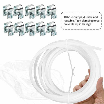 4M Fuel Pipe Line Set with Hose Clips and Filter for Diesel Heaters