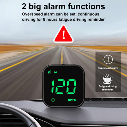 Car Digital GPS Speedometer HUD Display with MPH and KMH Universal