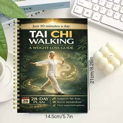 Tai Chi Walking for Weight Loss – 28-Day Senior-Friendly Program Notebook