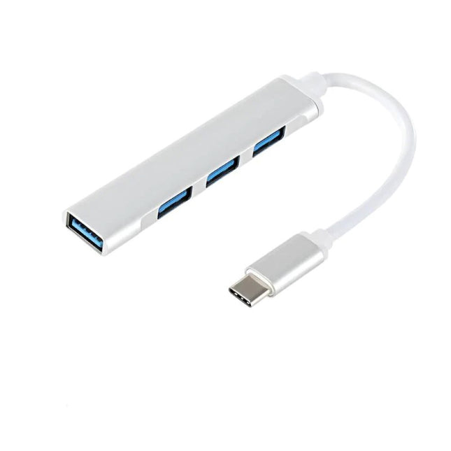 USB C to USB 3.0 OTG Hub, 4 Ports Type C Adapter Connector