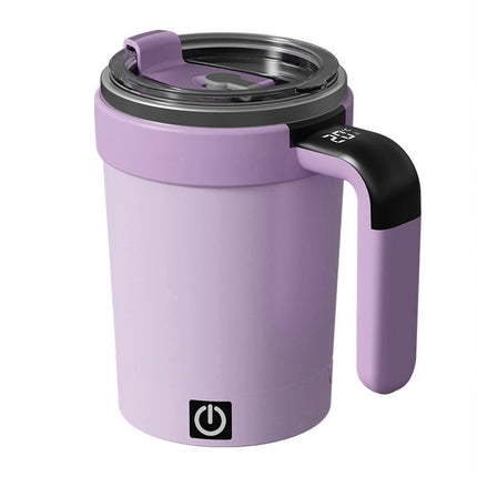 Rechargeable Automatic Stirring Cup, Magnetic Mixer Stainless Steel Coffee Mug