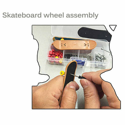 DIY Tech Deck Complete Fingerboard Mini Skate Set Toy Gift