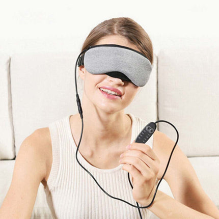 Electric USB Heated Eye Mask Warm Steam Therapy Dry Eye Relief Heating