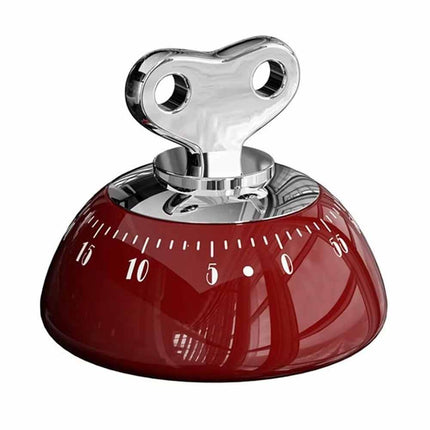 Manual Mechanical Magnetic Kitchen Timer, 60-Minute Countdown for Cooking