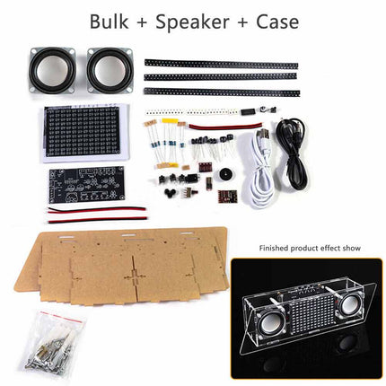DIY Bluetooth Speaker Soldering Kit, LED Music Spectrum Display