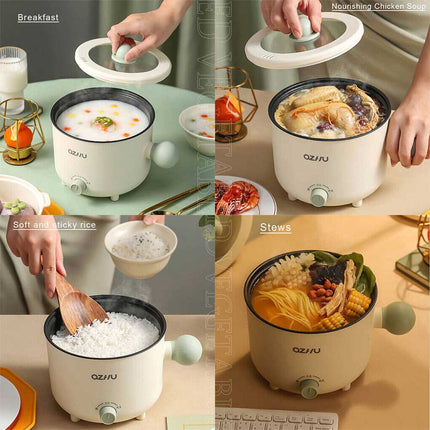 Small Electric Cooker Boiling Stewing Pot Portable Travel Dormitory Kitchen