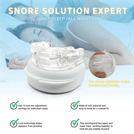 Anti Snore Device Anti Snoring Solution Mouthpiece Sleep Aid