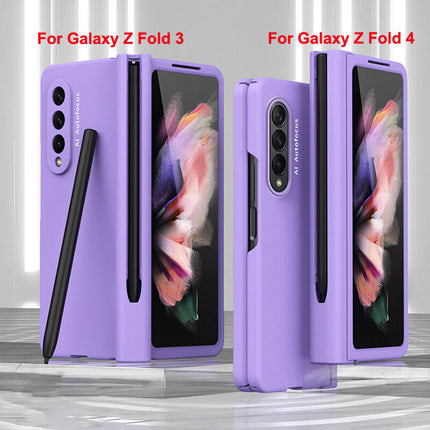 Full Cover Shockproof Hybrid Case w/ Pen Holder for Z Fold 4/3