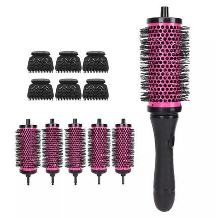 Hair Styling Brush Set Detachable Round 6 Barrels Styling Tool UK