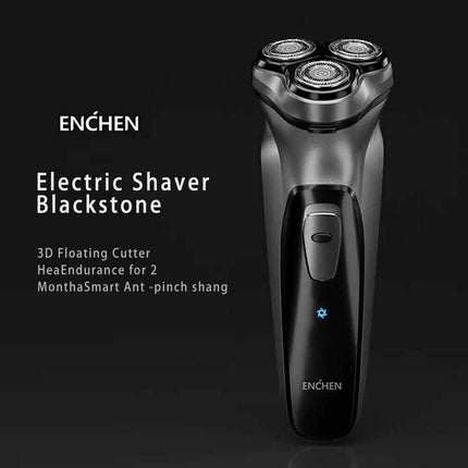 Men's Electric Rotary Shaver 3 Heads, Cordless Wet/Dry USB Rechargeable