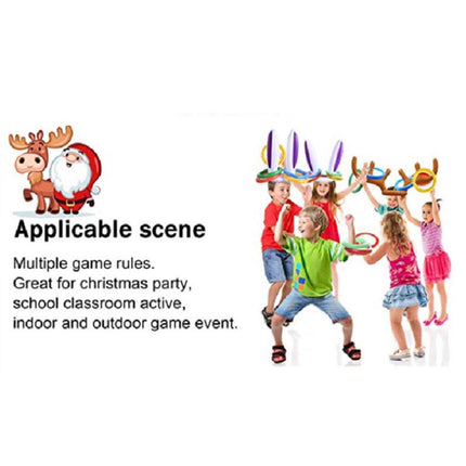 21 Piece Easter Inflatable Bunny Ears Toss Game Family Party Decor