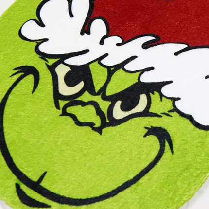 Christmas Green Cartoon Character Bathroom Set Toilet Seat Cover Xmas