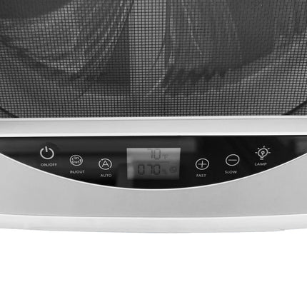 RV LED Deluxe Power Lift Caravan Vent Hatch with 12V Fan & Temperature Sensor