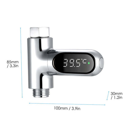 Digital Water Thermometer for Shower, Kitchen & Bath – ℃/℉ Switchable