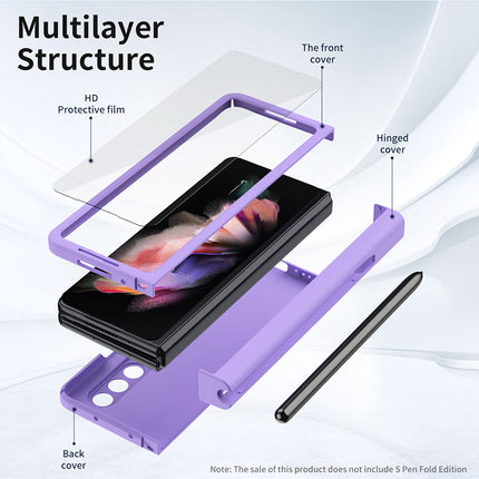 Full Cover Shockproof Hybrid Case w/ Pen Holder for Z Fold 4/3