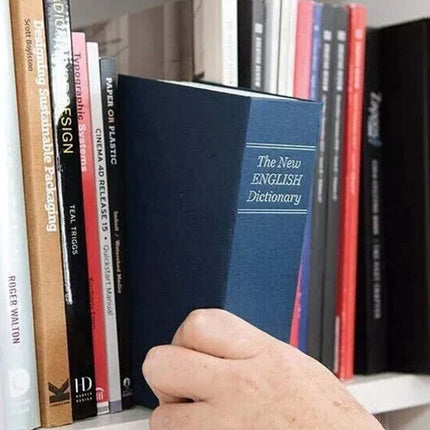 Portable Hidden Book Safe with Combination Lock, 18cm Secret Storage Box