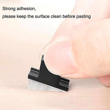 100x Adhesive Cable Clips, Self-Adhesive Wire Holder Organizer