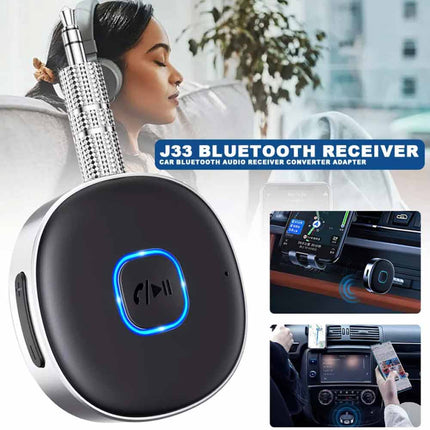 Bluetooth AUX Adapter Wireless Music Receiver for Car Headphone iPod