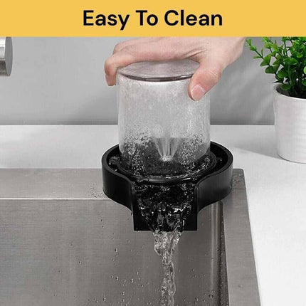 Kitchen Sink Glass Rinser, Automatic Cup & Bottle Washer for Bar
