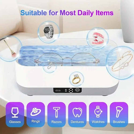 Rechargeable Ultrasonic Cleaner Machine for Watch & Jewellery Cleaning