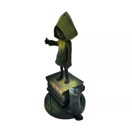 Cute Nomes with Yellow Raincoat Girl Statue Game Toy Model