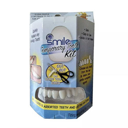3X Instant Smile Comfort Fit Flex Teeth Top Temporary Replacement Repair