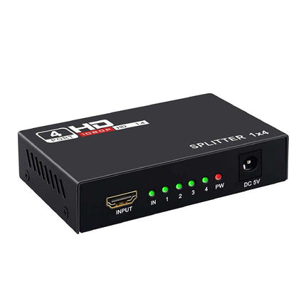 4-in-1 1080P HDMI Female to Female Splitter Converter USB Hub Adapter