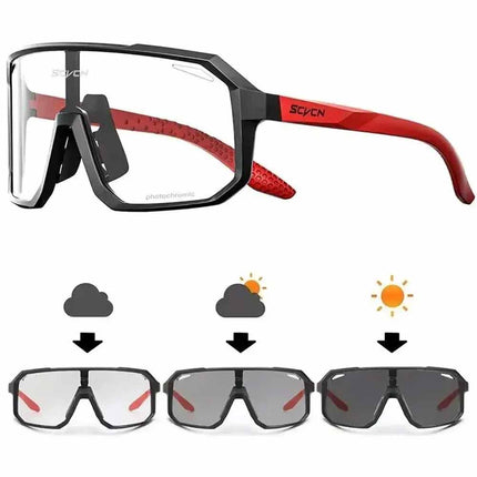 Photochromic Cycling Glasses Men Women Mountain Bike Road Sunglasses