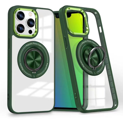 Phonix Case for iPhone 15 Plus/Pro Max, Ring Holder & MagSafe Compatible