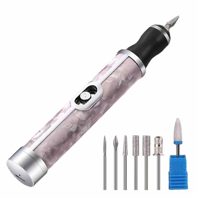 Nail Grinder for Human Toenails Cordless 4 Speeds Sander for Thick Nails
