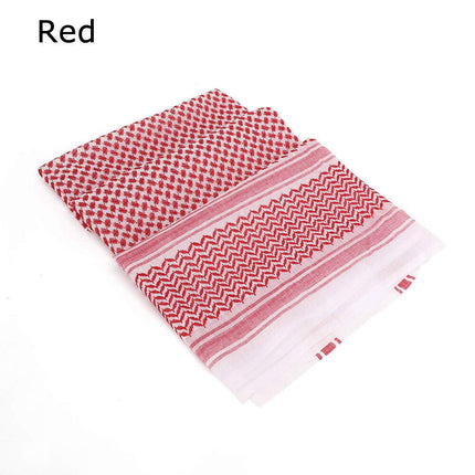 Men Arab Keffiyeh Shemagh Scarf Muslim Turban Palestine Headwrap