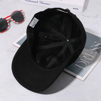 USA 250th Anniversary Baseball Cap, Statue of Liberty Eagle Adjustable Hat Black