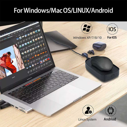 5V 1A USB Mouse Jiggler, Auto Movement Simulator Keeps PC Active