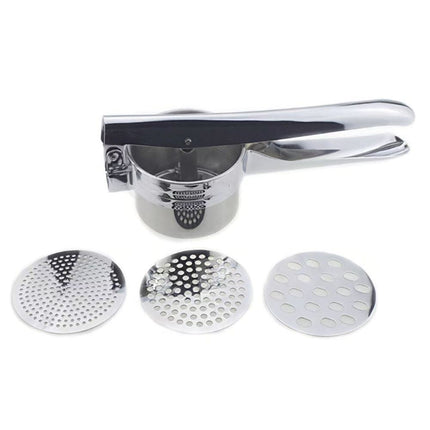 Manual Stainless Steel Juicer Vegetable Press Potato Lemon Garlic Colored Box