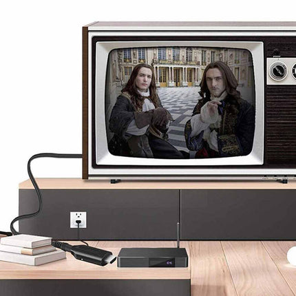 Portable SCART HDMI Converter Adapter Video Audio with USB Cable for TV