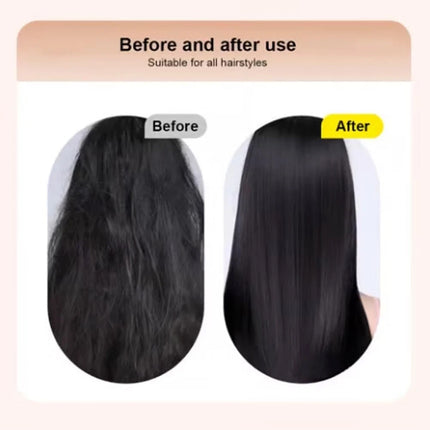 Portable Glambrush Mini 2-in-1 Cordless Hair Straightener Brush