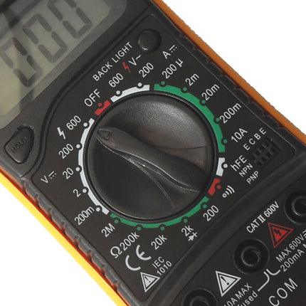 LCD Digital Multimeter Backlight AC DC Voltmeter Ohmmeter Multi Tester