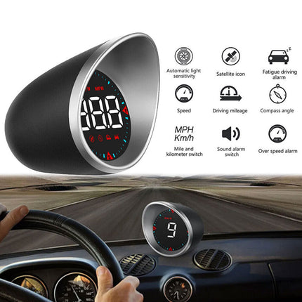 Universal G5 HUD GPS Speedometer Car Head Up Display with Speed Alarm