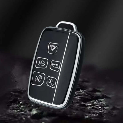 Remote Key Cover Fob Case with Rope Keyring for Range Rover Land Rover Jaguar