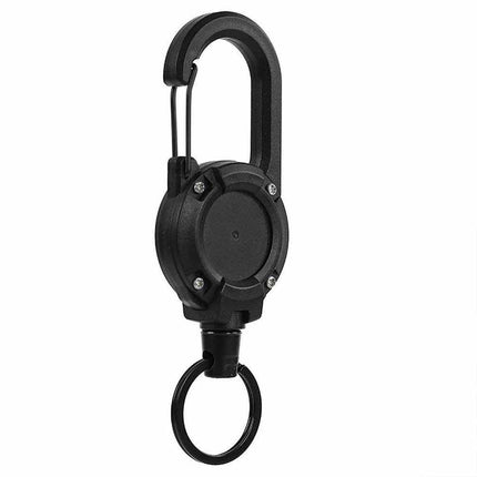 Retractable Badge Holder Keychain Heavy Duty Portable Climbing Equipment