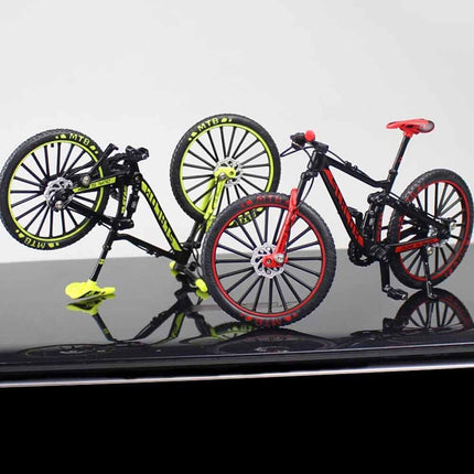 Mini 1 10 Diecast Metal Mountain Bike Finger Bicycle Racing Toy