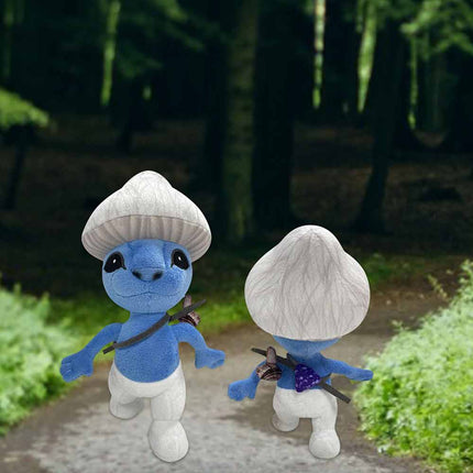 25CM Smurf Cat Funny Plush Doll Fun Peripheral Toy Xmas Gift