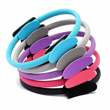 Pilates Ring Resistance Yoga Gym Fitness – Magic Circle with Foam Grip