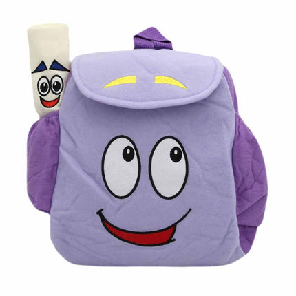 Dora the Explorer Backpack Purple Rescue Bag with Map Gift