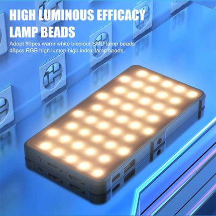 RGB LED Fill Light for Camera Video, 2500K-9000K Photography Lamp