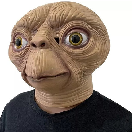 ET Alien Latex Mask Realistic Costume Fancy Dress Party Cosplay Unisex